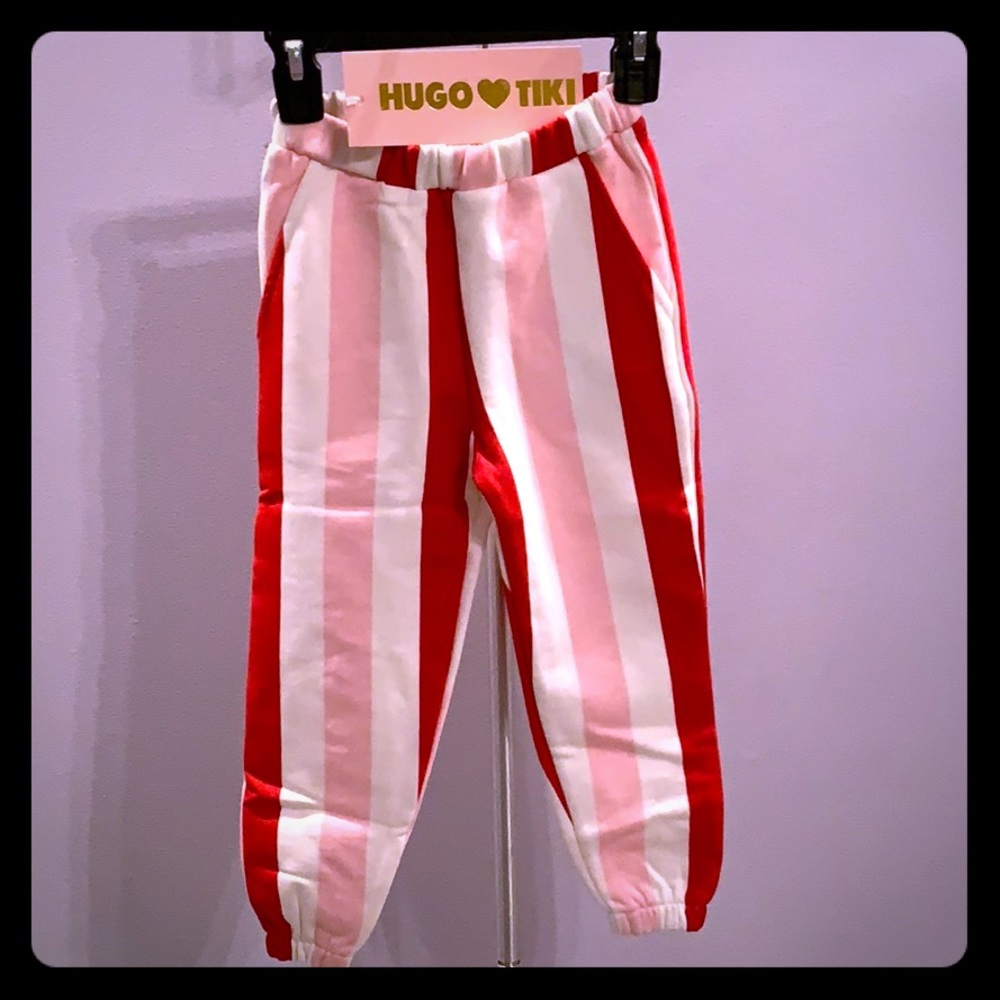Hugo loves Tiki kids sweatpants NWT